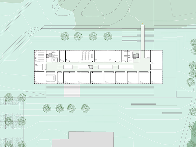 Wettbewerbsbeitrag Kaufmännische Schule, Sigmaringen. Bild 2 von 9