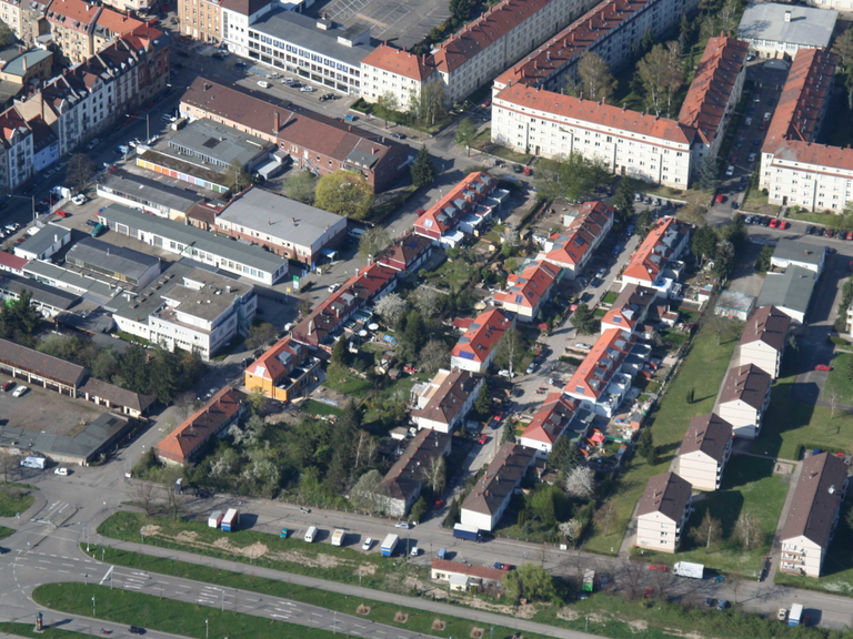 Lohfeldsiedlung Karlsruhe, 3 Reihenhäuser - Neubau, 2005, Karlsruhe, Bild 1 von 5