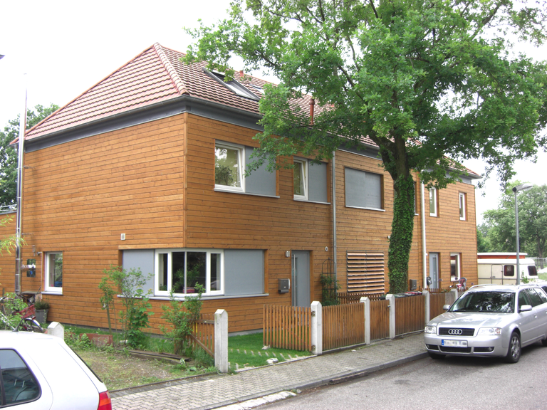 Lohfeldsiedlung Karlsruhe, 3 Reihenhäuser - Neubau, 2005, Karlsruhe, Bild 2 von 5