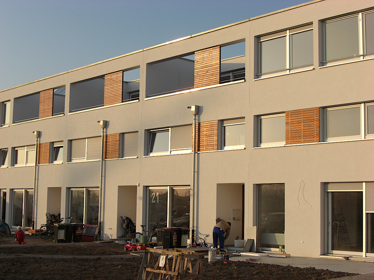 5 Reihenhäuser Baugruppe KFN, Neubau, 2006-2007, Karlsruhe, Bild 1 von 6