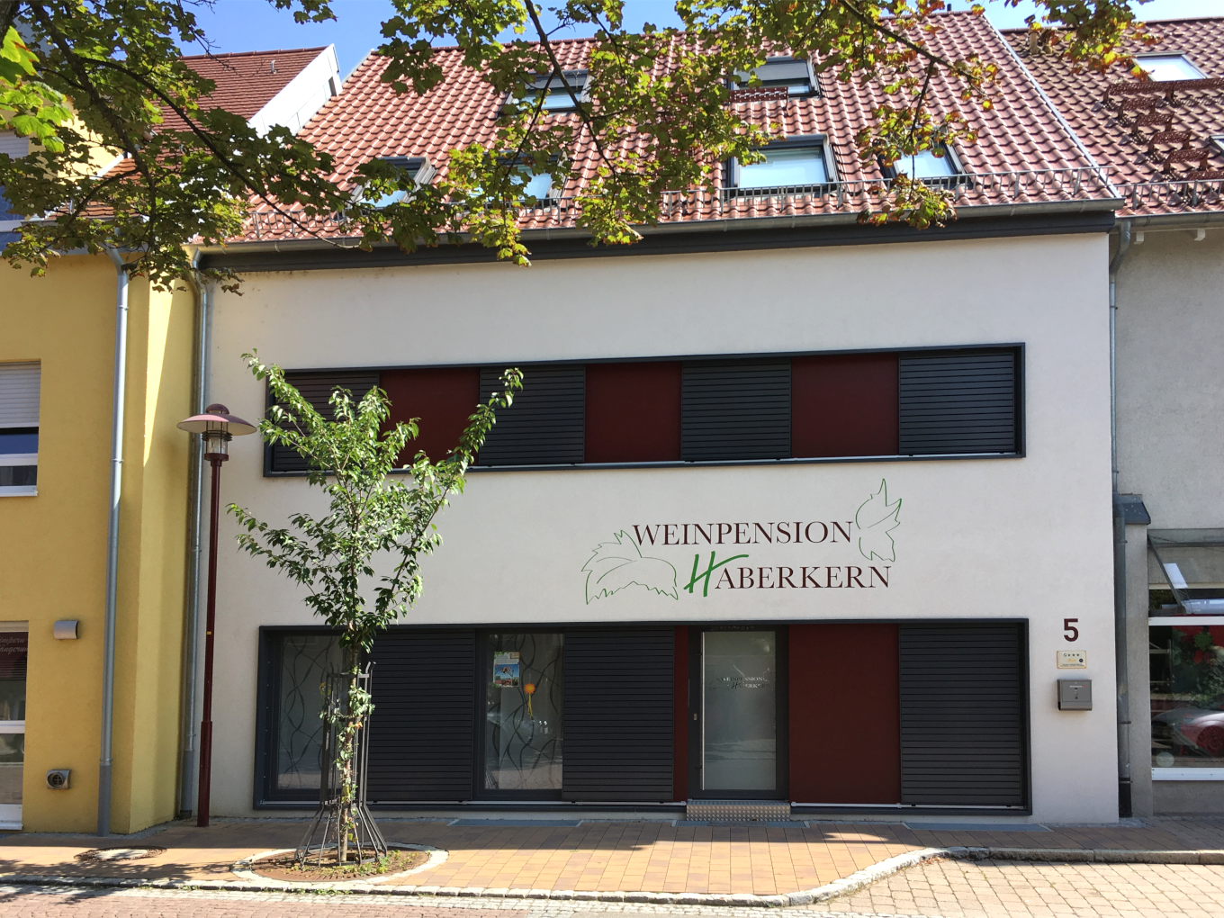 Bild zum Neubau der Weinpension Haberkern in Erlenbach